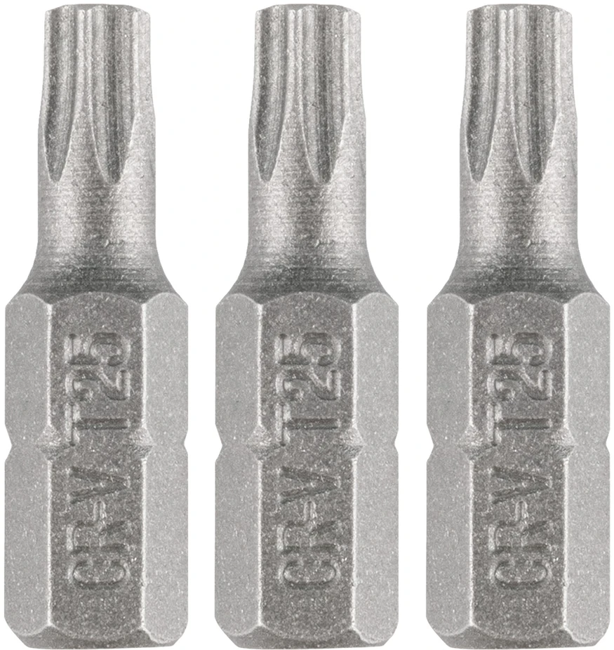 Graphite Bity Torx antgaliai T25 x 25 mm, 3 vnt.
