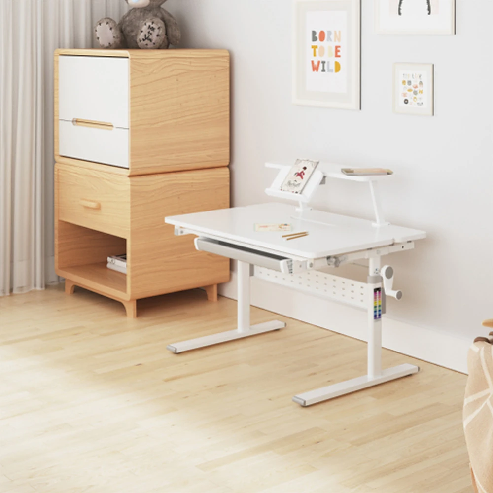 ergo office Biurko vaikams su regulacją aukščio max 40kg ER-483 Szare