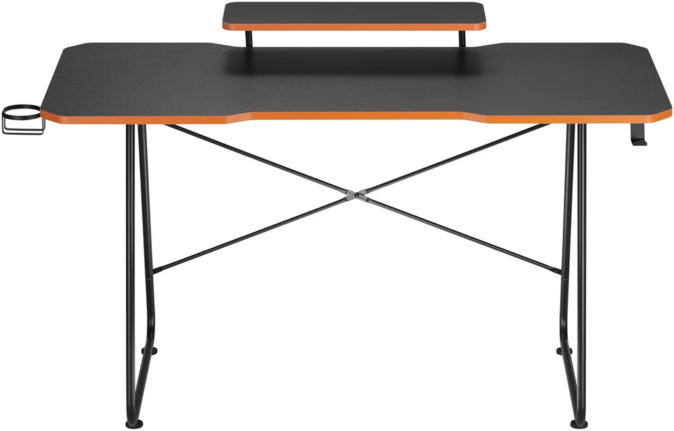 Biurko Žaidimų stalas su monitoriaus lentyna NanoRS, 50 kg, aukštis 850 mm, juodas, RS170