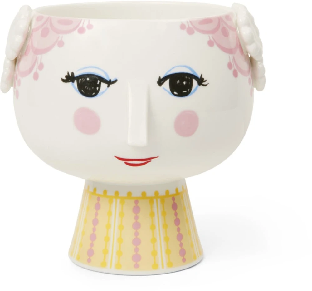 Bjørn Wiinblad - Eva vazonas - Ø15,5 cm - Rožinė
