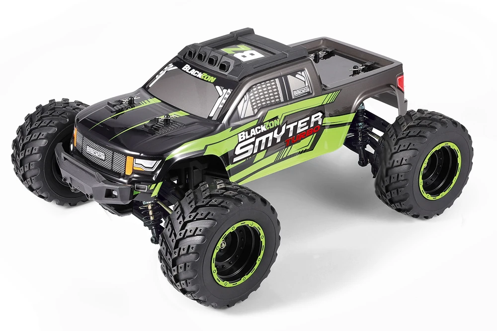 BLACKZON – Smyter MT Turbo 1/12 4WD 3S Brushless – Žalias (540251)