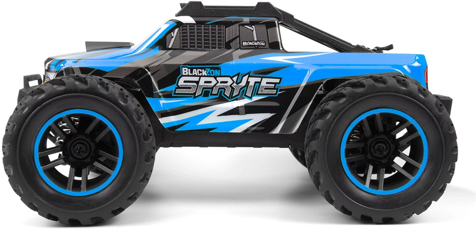 BLACKZON - Spryte MT 1/20 4WD elektrinis monstrų sunkvežimis - mėlynas (540301)
