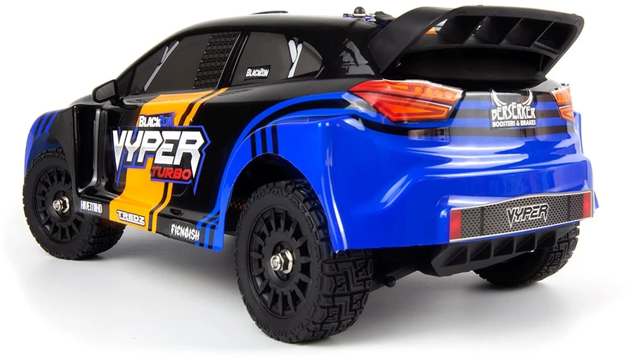 BLACKZON - „Vyper RX Turbo 1/16 4WD 2S“ bešepetėlinis variklis – mėlyna/oranžinė (540284)