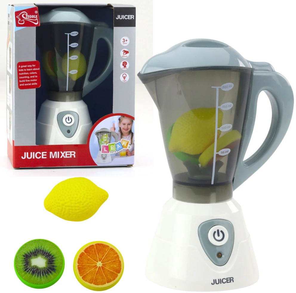 Lean Toys Žaislinis virtuvinis mikseris su šviesomis ir garsais