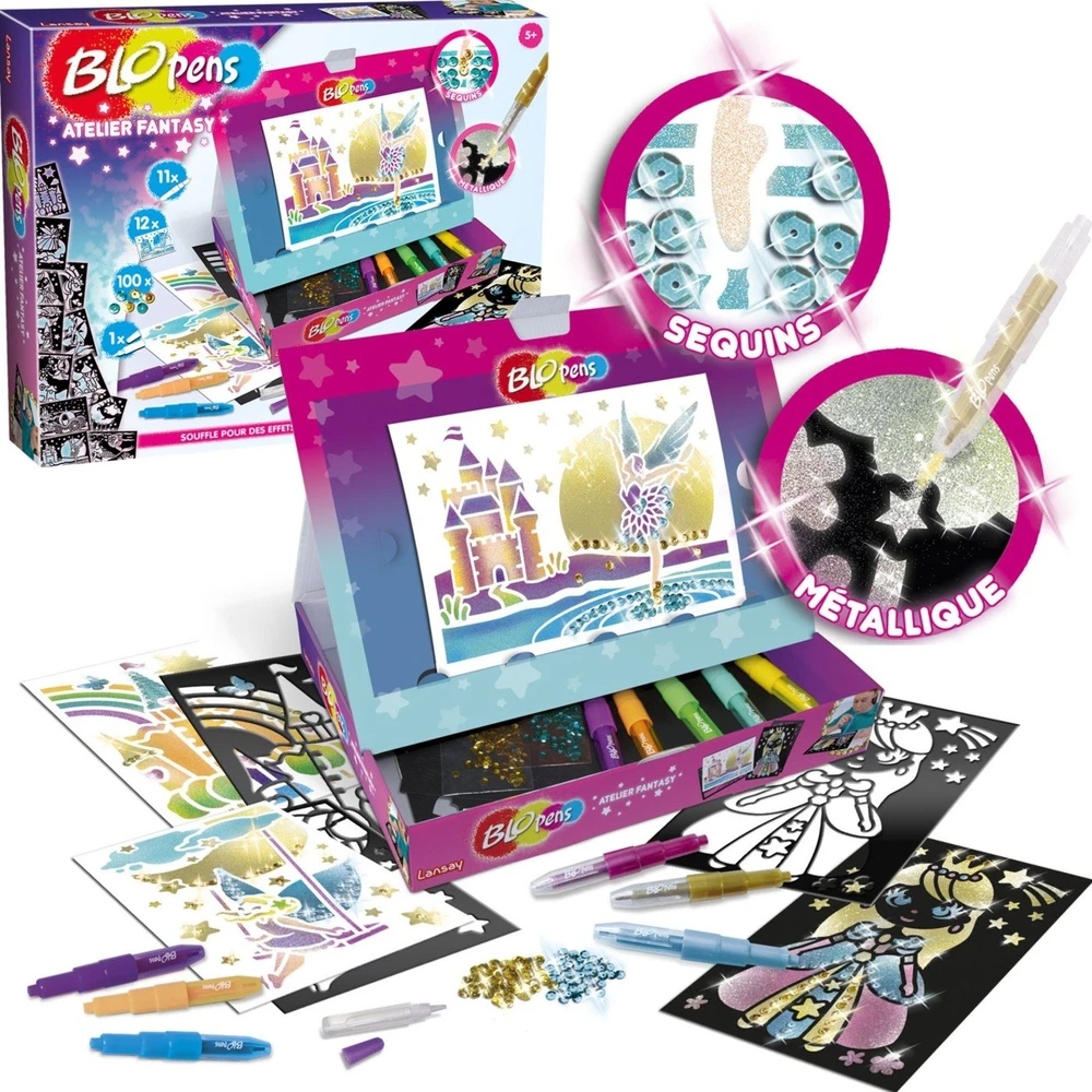 Blo Pens BLOPENS - Blizgučių fantazijos gyvūnų dirbtuvės (40333)