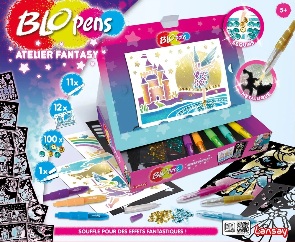Blo Pens BLOPENS - Blizgučių fantazijos gyvūnų dirbtuvės (40333)