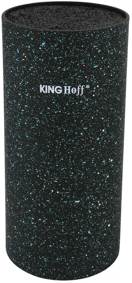 King Hoff Blok Peilių laikiklis 11x22 cm, juodo marmuro, Kinghoff