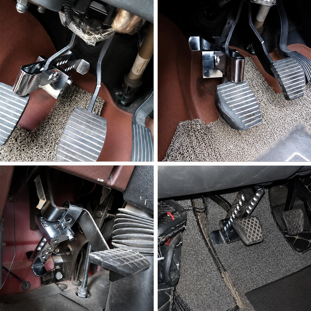 Blokada Apsaugos nuo vagystės užraktas sankabos ir stabdžių pedalams plieniniam automobiliui