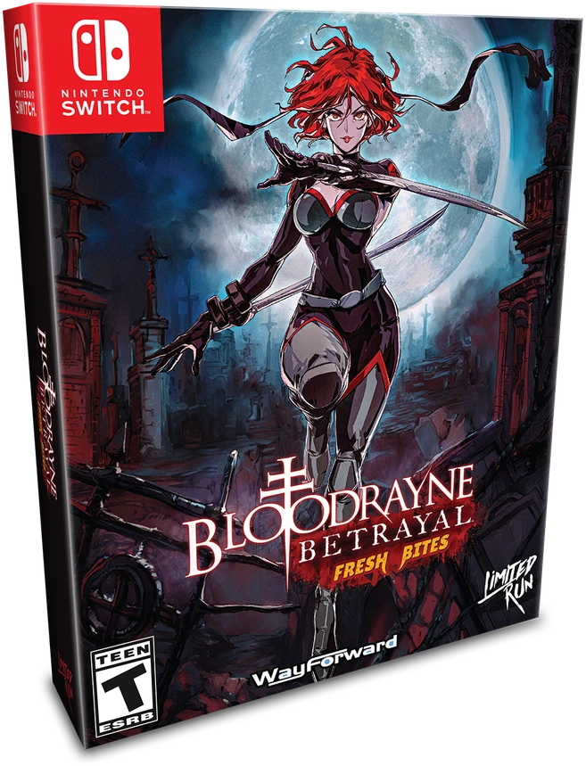 „Bloodrayne Betrayal: Fresh Bites“ (kolekcinis leidimas) (ribotas tiražas) – „Nintendo Switch“