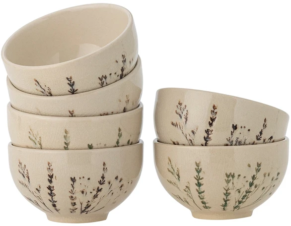 „Bloomingville“ – „Bea“ dubenėliai – „Nature“ – 6 vnt. rinkinys – 11,5 x 6,5 cm
