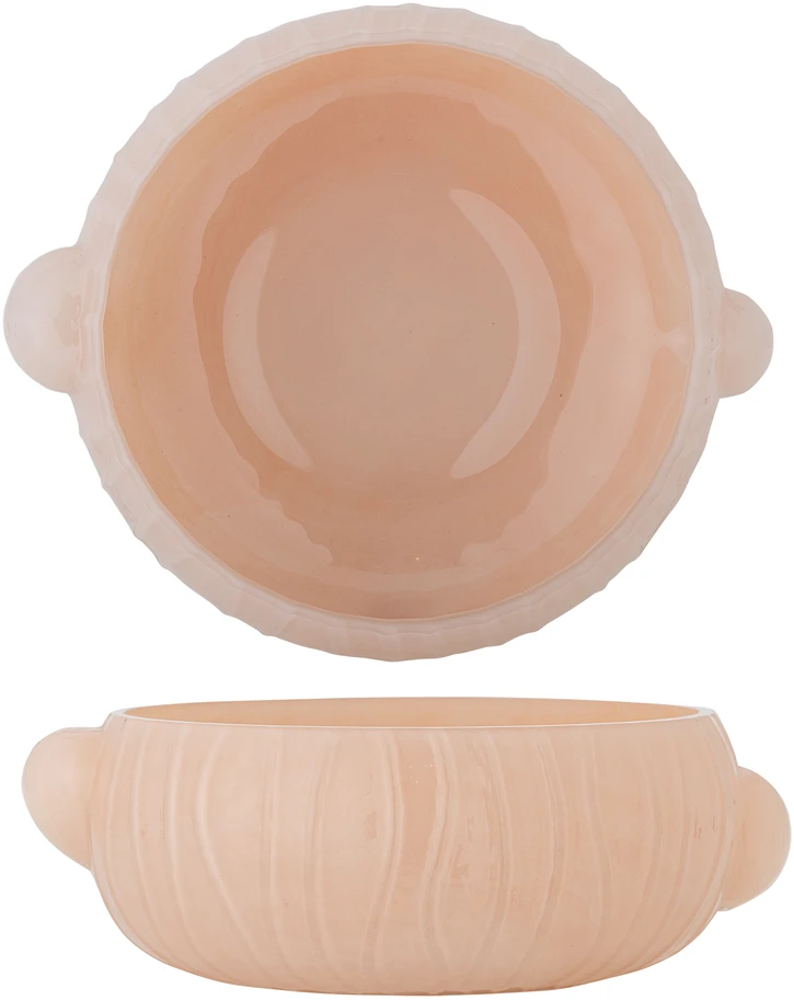 Bloomingville - Lalie Bowl - Rose - Stiklas