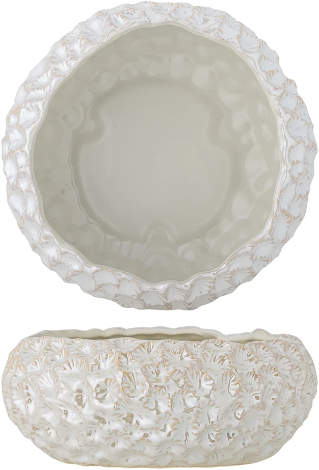 Bloomingville – Lowen Bowl – baltas