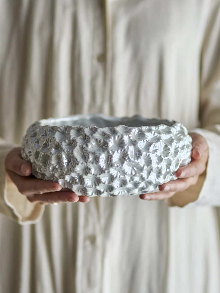 Bloomingville – Lowen Bowl – baltas