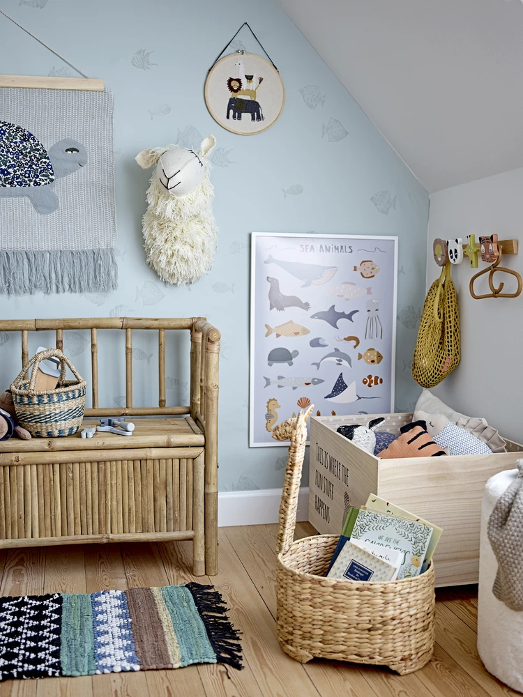 Bloomingville MINI – Aranya Kabykla – Gamta – Rattan