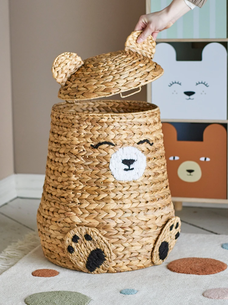 Bloomingville MINI – Timone Basket su dangteliu – Gamta – didelis