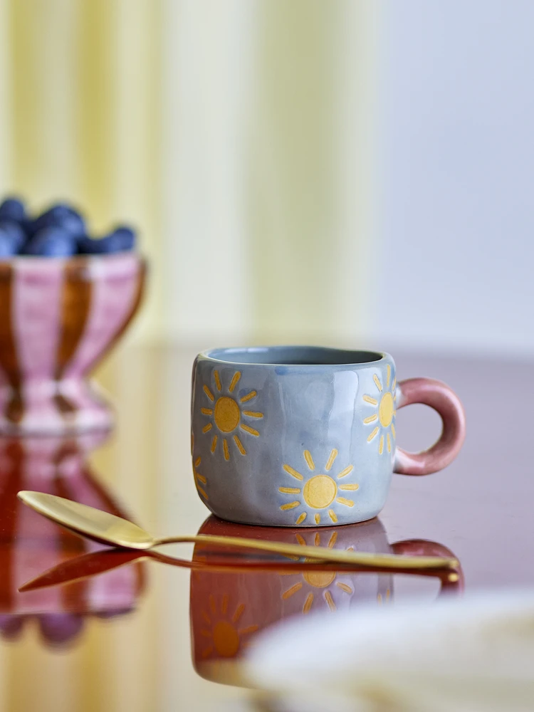Bloomingville - Nini Cup - Mėlyna - Akmens dirbiniai