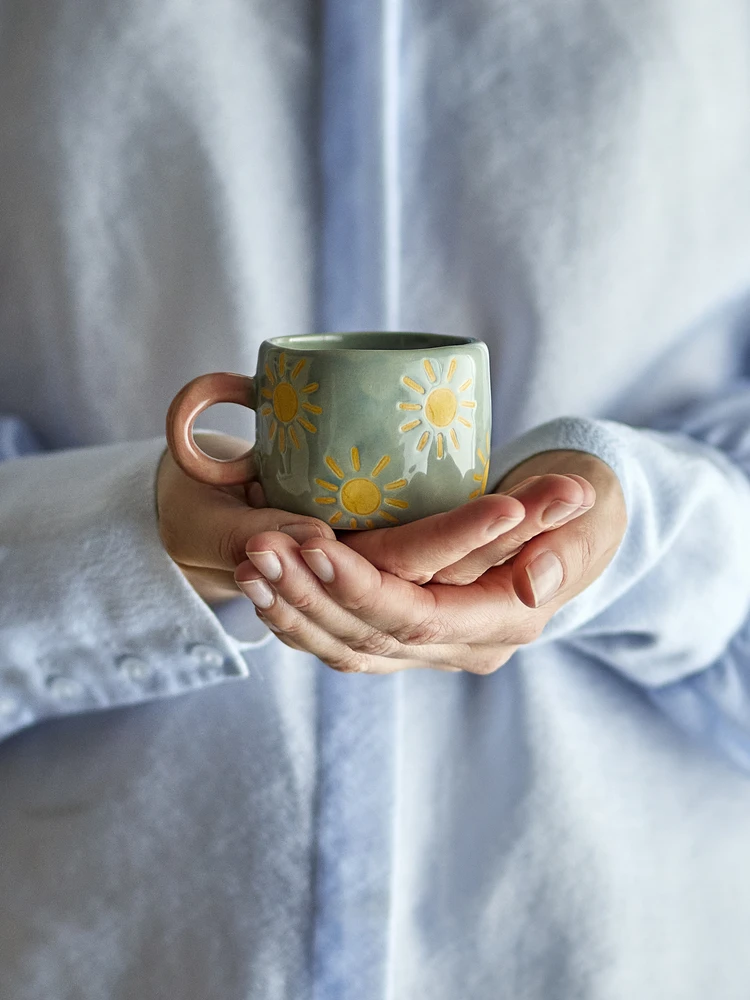 Bloomingville - Nini Cup - Mėlyna - Akmens dirbiniai