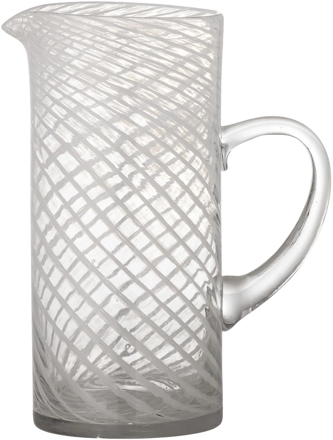 Bloomingville – Sakhi Jug – baltas – stiklas