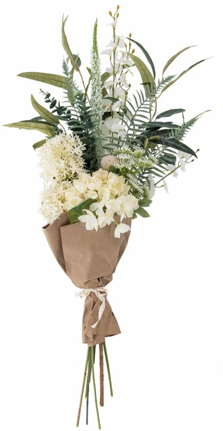 Kwiatydonice Bloomingville – simfoninė puokštė – balta