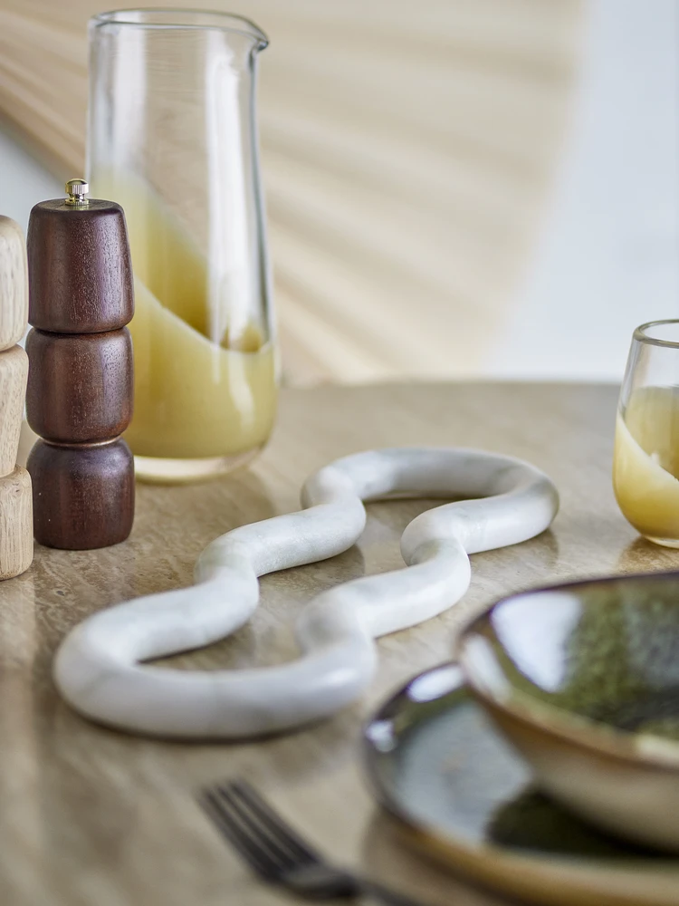 Bloomingville – Vivien Trivet – žalia – marmuras