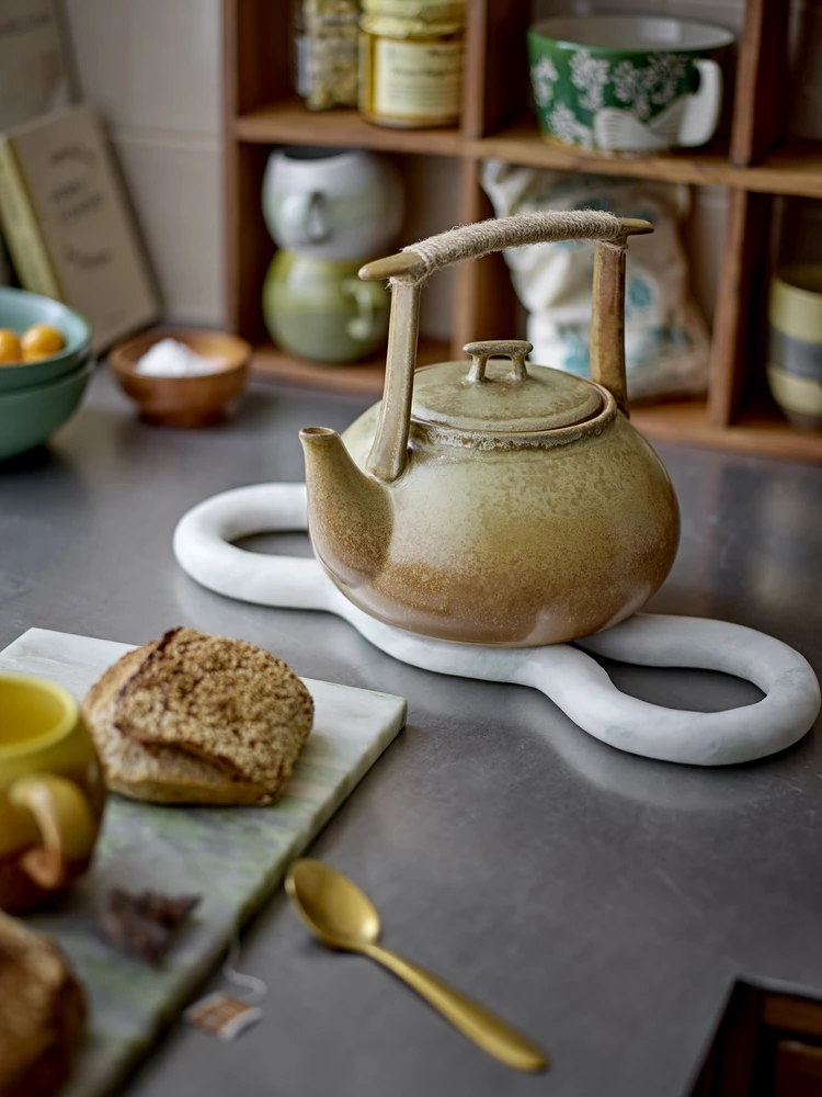 Bloomingville – Vivien Trivet – žalia – marmuras