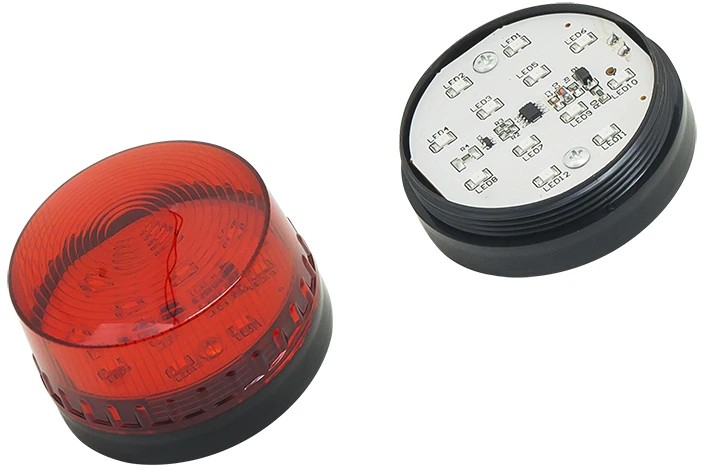 Blow Mirksinti lemputė HC-05 - LED 12V - raudona