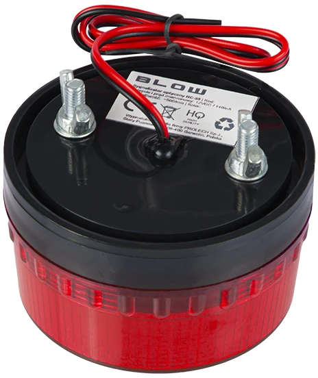 Blow Mirksinti lemputė HC-05 - LED 12V - raudona