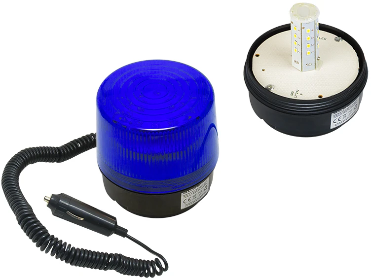 Blow Oem Magnetinė signalo lempa - LED 12V - mėlyna