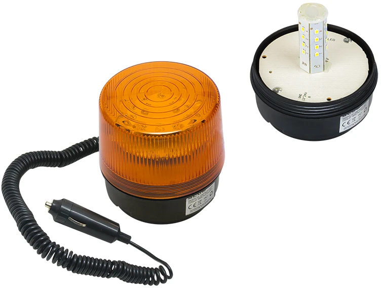 Blow Oem Magnetinė signalo lemputė - 12V LED - oranžinė