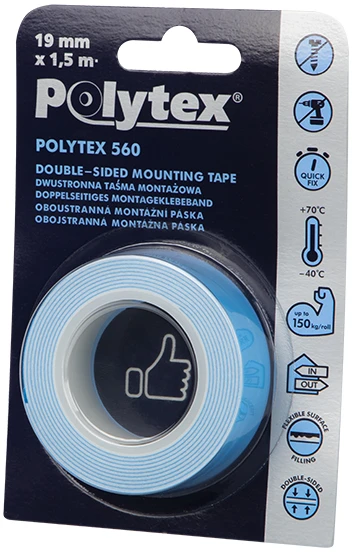 Blow 2910# Dvipusė montavimo juosta 19mmx1,50m polytex 560