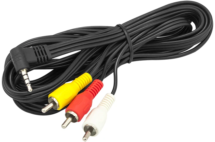 Blow Pūskite Jungtis PLUG 3.5 4P-3xRCA 2.5m
