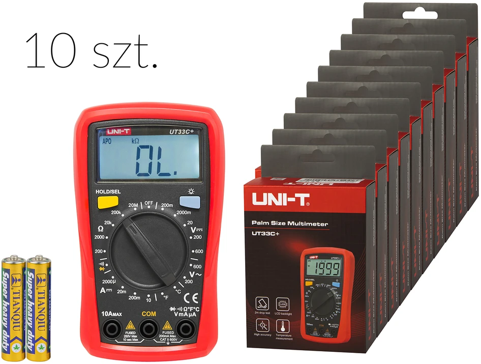 Blow 50-250# Matuoklis UT33C+ uni-t pakuotė