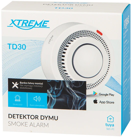 Blow Xtreme Dūmų detektorius TD30 2xAAA WiFi