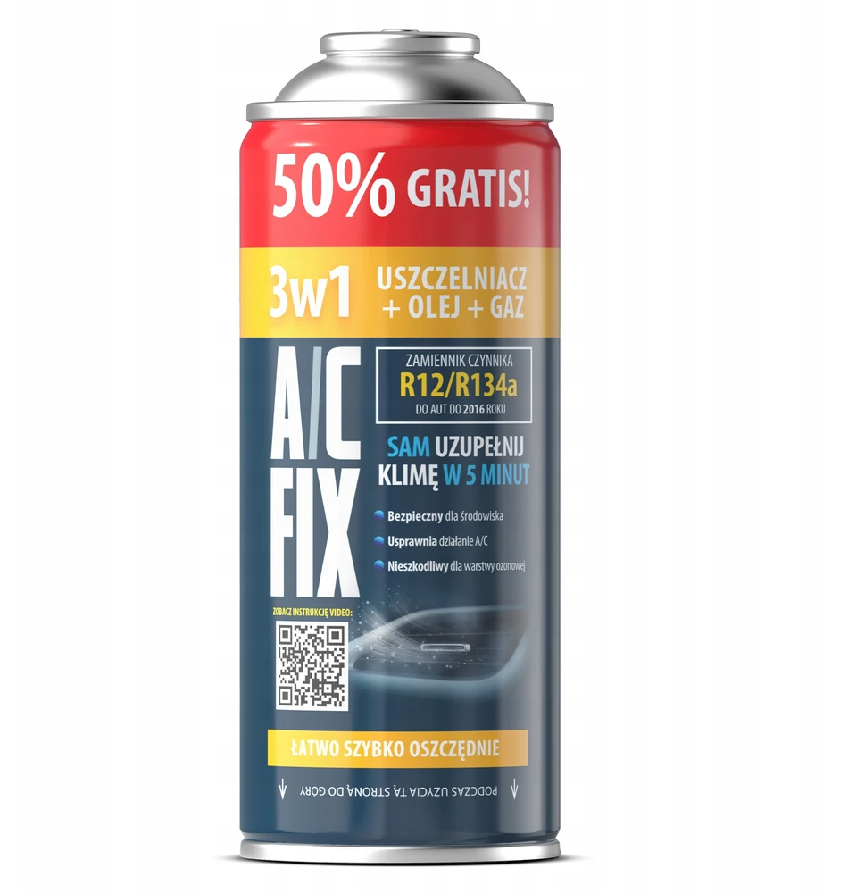 Blow Dujinis šaltnešis oro kondicionieriams 3in1 r12 r134a 235g ac fix