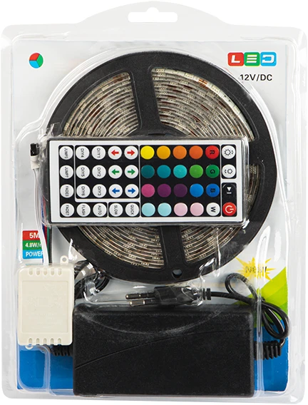 Blow RGB LED juostelių rinkinys 5050 5m/300 valdymas+maitinimas