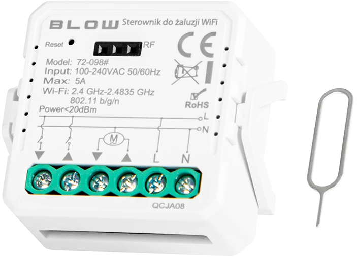 Blow Išmanusis WiFi žaliuzių valdiklis TUYA