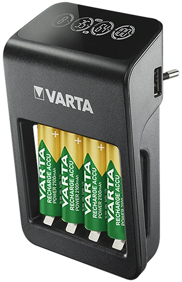 Blow 75-474# Įkroviklis lcd plug+4xaa 2100mah varta 56706`