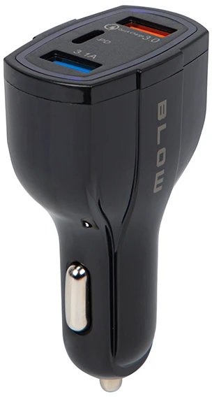 Blow 75-780# Įkroviklis samochodowa g31a 3x usb-c+2xusb-a