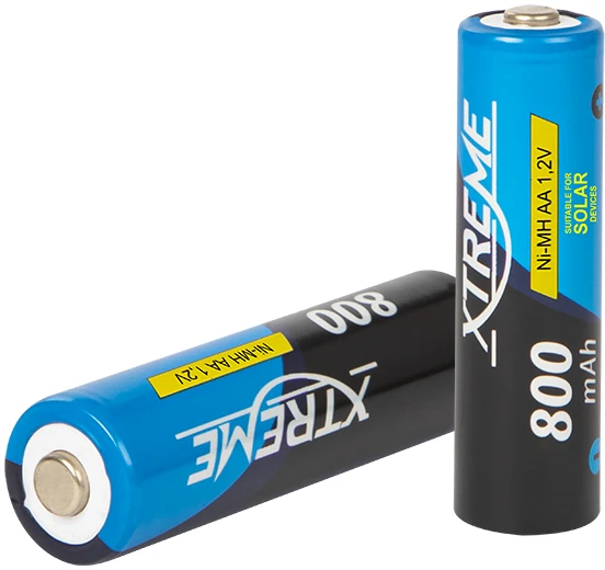 82-606# Įkraunamos baterijos r6 ni-mh aa 800mah xtreme saulės lempoms 4 vnt.