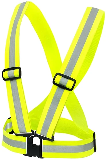 Blow Šviesą atspindinti liemenė reguliuojami diržai XL