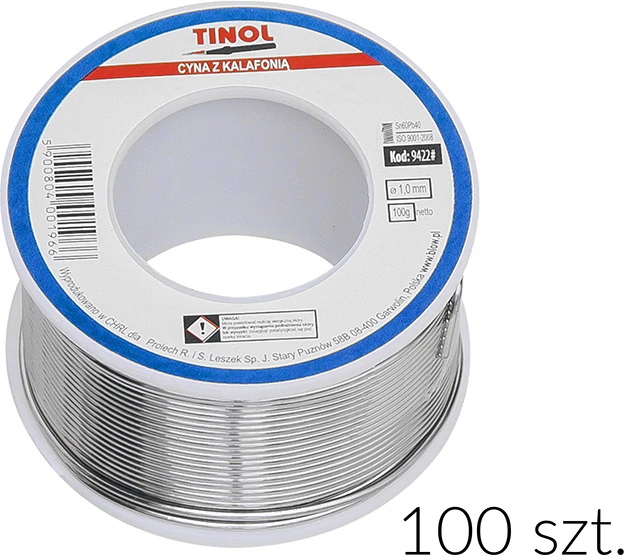 94-221# Skardinė 1.00/100g sn60pb40 tinol pakuotė