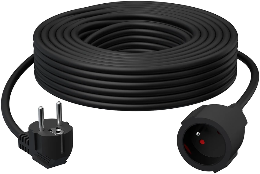 Blow PR-160 prailgintuvas 1 lizdo su įžeminimu 20m juodas 3x2.5mm BLUETEC
