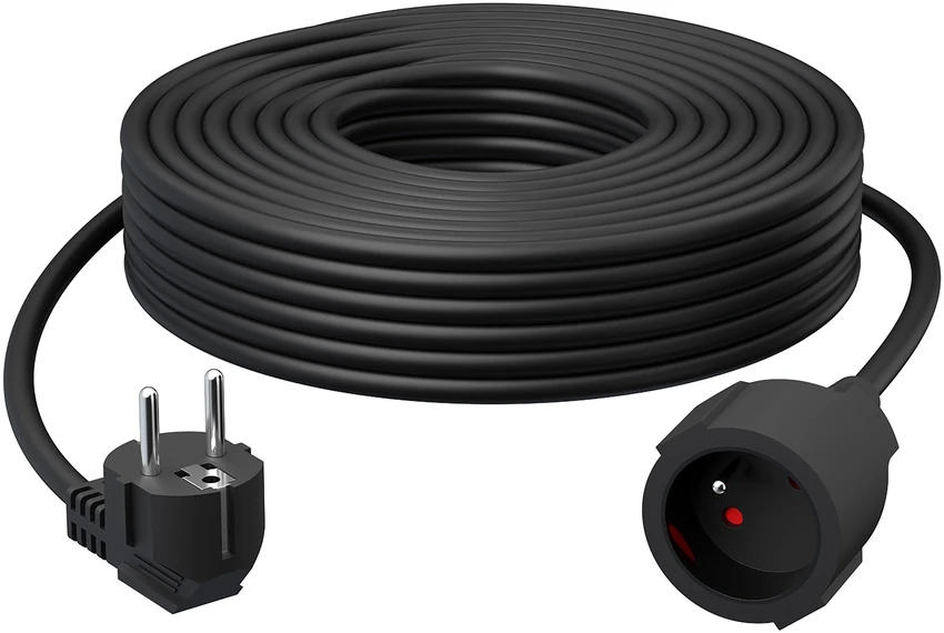 Blow PR-160 prailgintuvas 1 lizdo su įžeminimu 30m juodas 3x2.5mm BLUETEC
