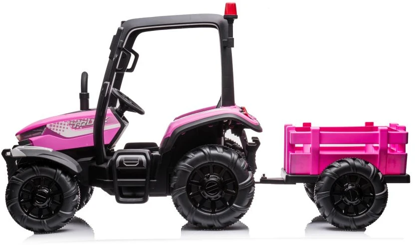 Lean Cars Akumuliatorinis traktorius BLT-206 rožinis