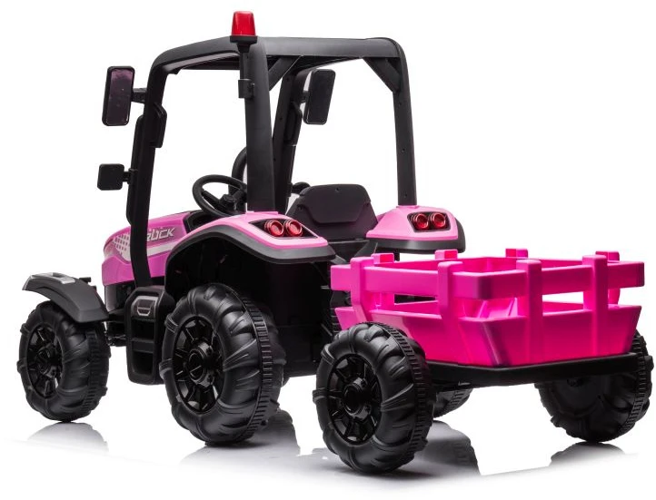Lean Cars Akumuliatorinis traktorius BLT-206 rožinis