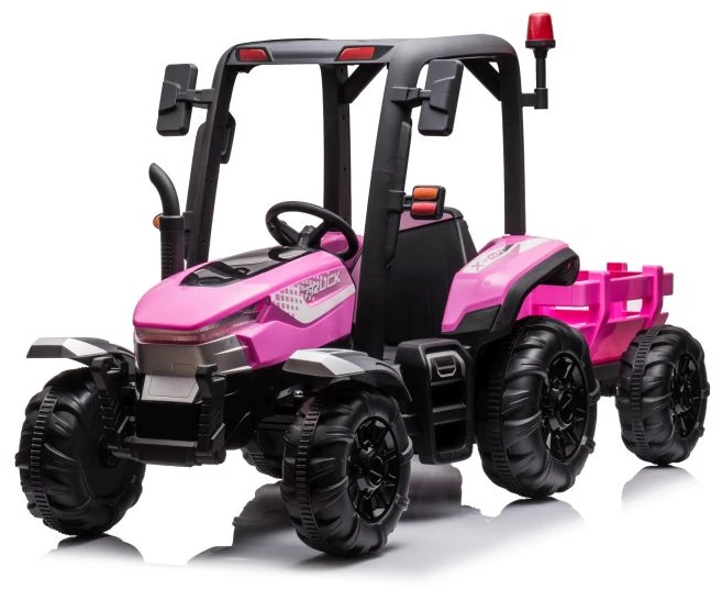 Lean Cars Akumuliatorinis traktorius BLT-206 rožinis