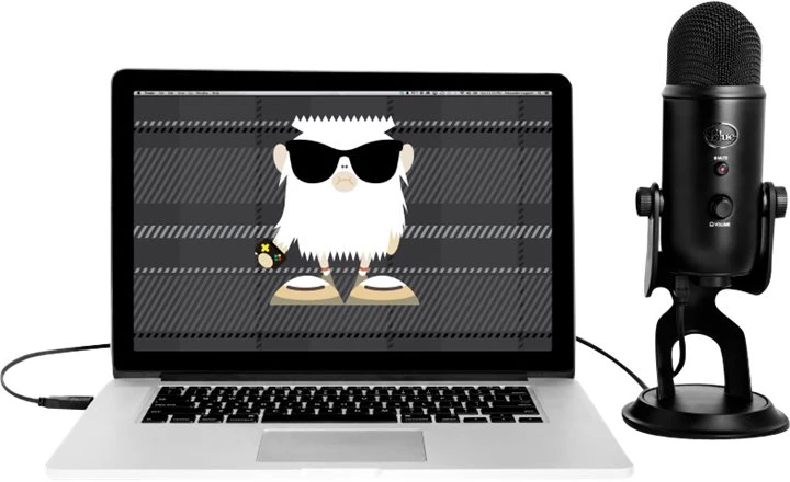 Blue Yeti Blackout Mikrofonas