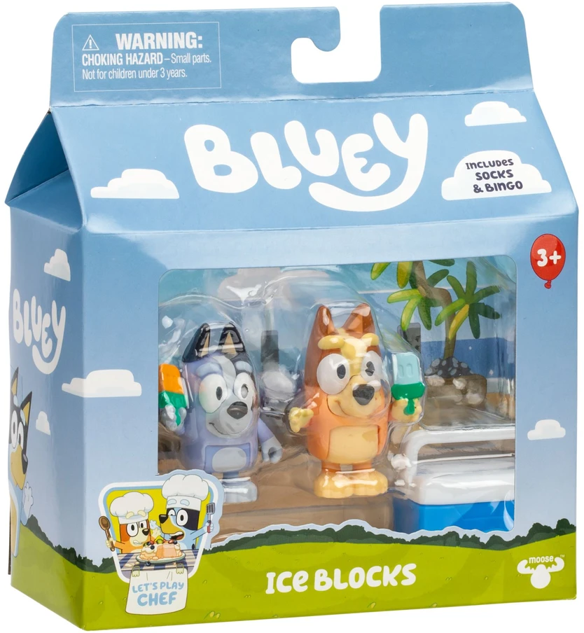 Bluey - 2 figūrėlių rinkinys, 2 variantai (90406)