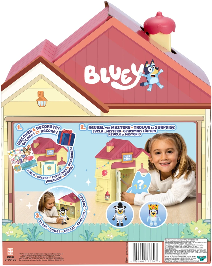 TM Toys Bluey - Bluey žaidimų pasimatymo pliušinis siurprizas (90319)