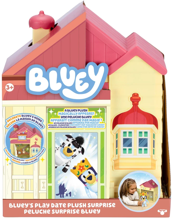 TM Toys Bluey - Bluey žaidimų pasimatymo pliušinis siurprizas (90319)
